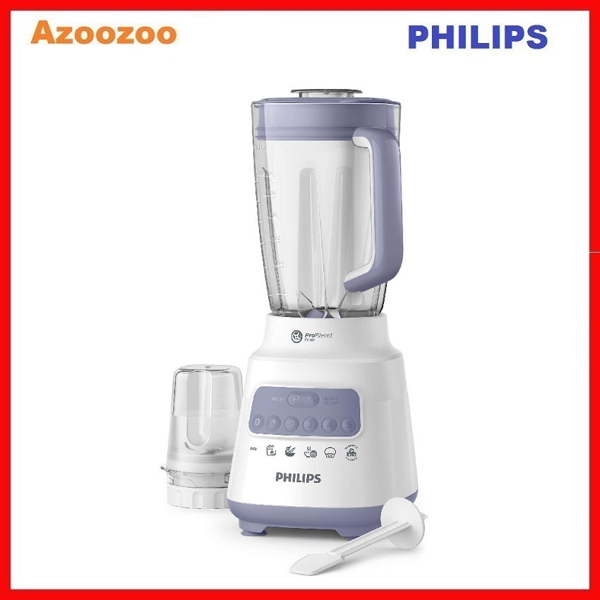 Máy xay sinh tố hr2222 700 w cối 2 lít 5 tốc độ và 1 số nhồi cối xay khô/ngũ cốc