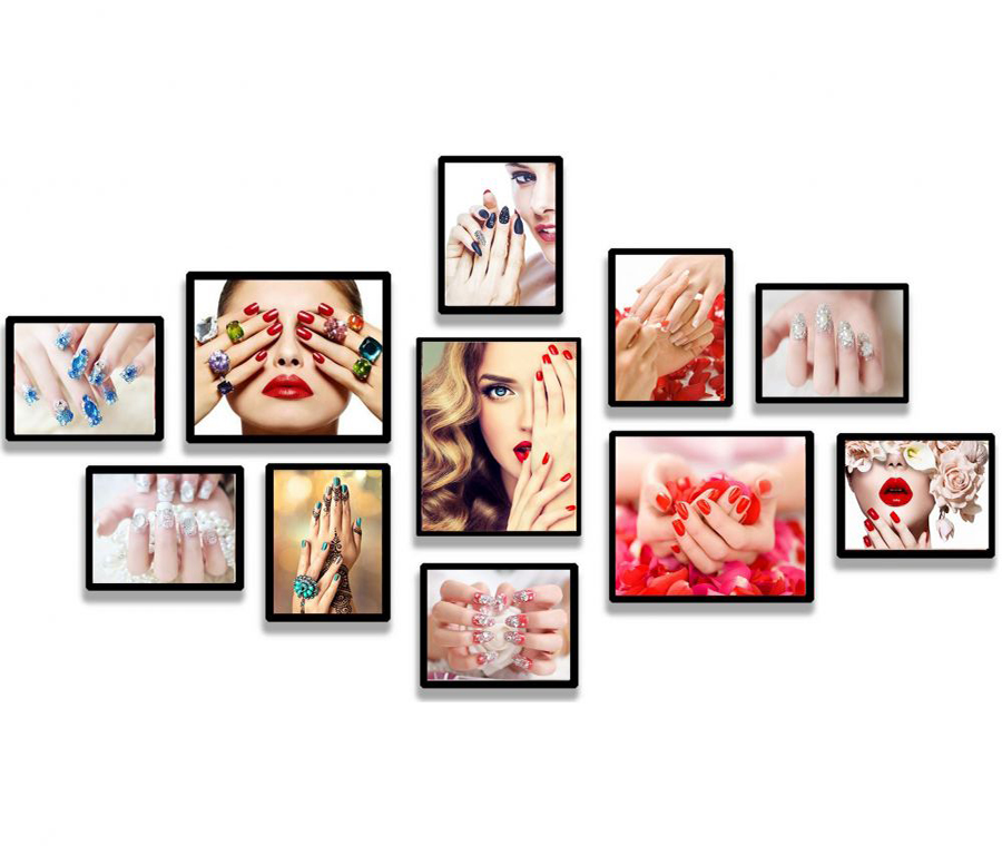 Composite nail wall photo frame-give nail-send photo as photo ka188