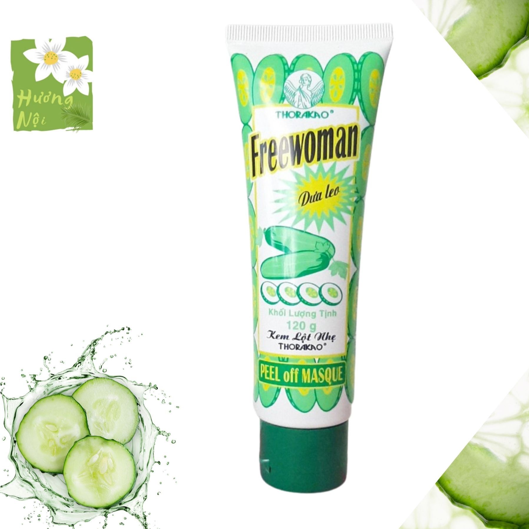 [HCM]Kem lột nhẹ Freewoman dưa leo Thorakao 120g