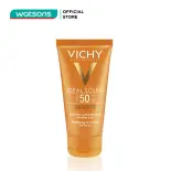 Kem Chống Nắng Vichy Ideal Soleil Bảo Vệ Da Mặt, Không Gây Nhờn Rít SPF50, PA+++ 50ml
