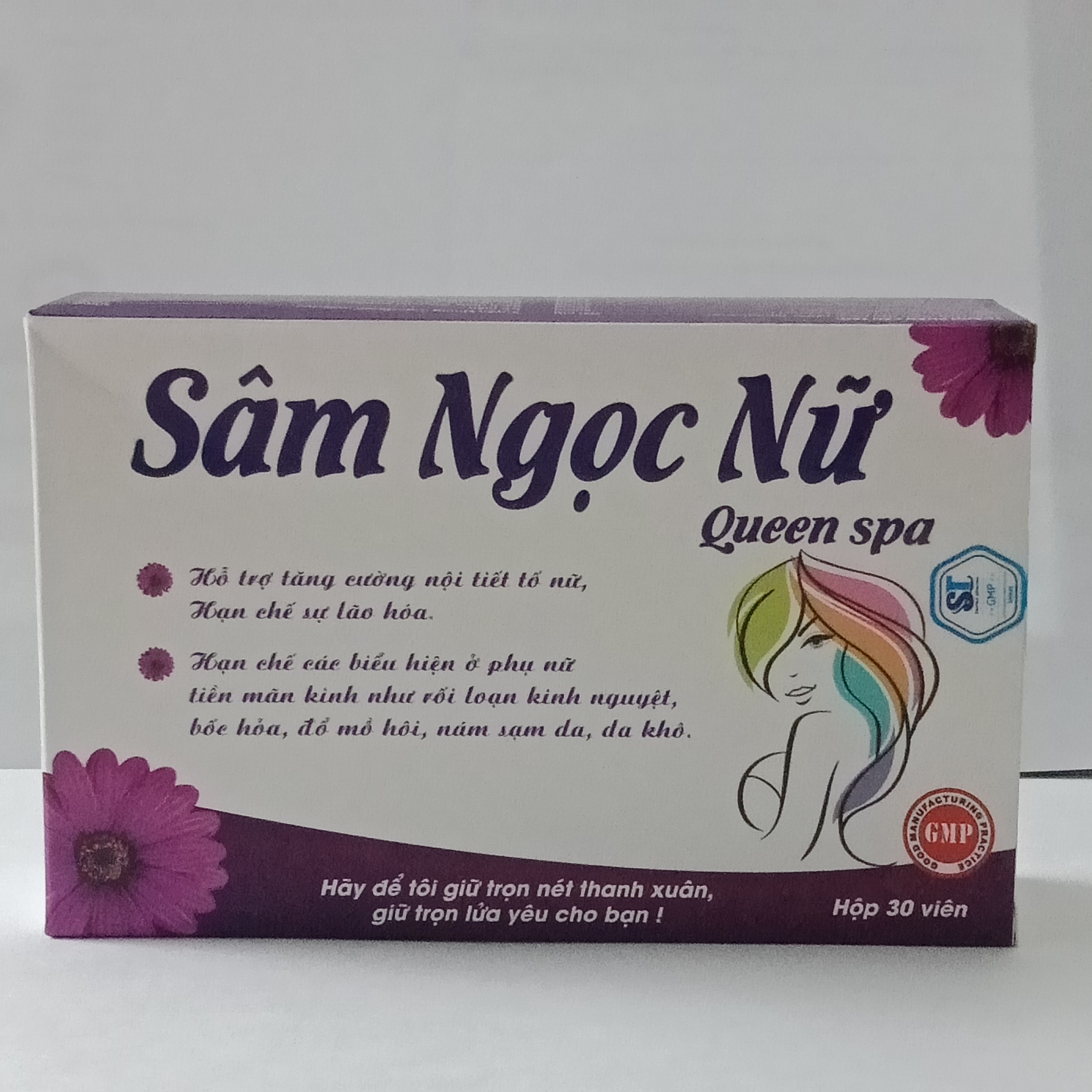 Sâm Ngọc Nữ – Chống lão hóa, tăng cường nội tiết tố nữ, gìn giữ nét thanh xuân cho phụ nữ-Hộp 30 viên
