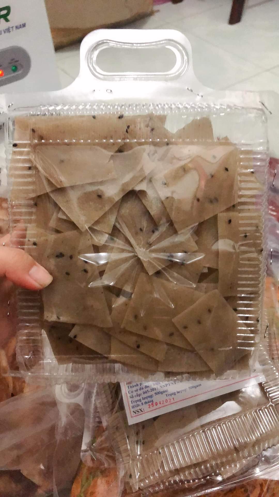 1kg bánh phồng tôm chuối năm căn - cà mau