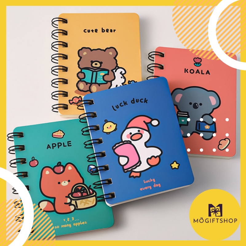 Sổ lò xo a7 mini cute