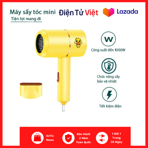 Máy sấy tóc mini, Máy sấy tóc vịt vàng 2 chiều nóng lạnh PARAMETER con vịt vàng công suất lớn 1200W, với 3 nấc nhiệt, bảo hành 12 tháng, may say toc, may say toc nu, máy say toc, máy sáy tóc, sấy tóc,máy sấy tóc giá rẻ. BH 6 Tháng .