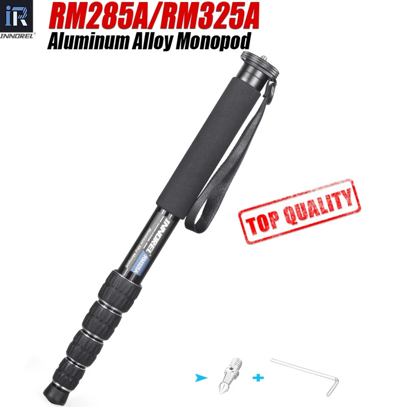 Innorel rm285a/rm325a chuyên nghiệp hợp kim nhôm máy ảnh Monopod cho Canon Nikon Sony DSLR Máy Quay Video đứng tải 10/12kg