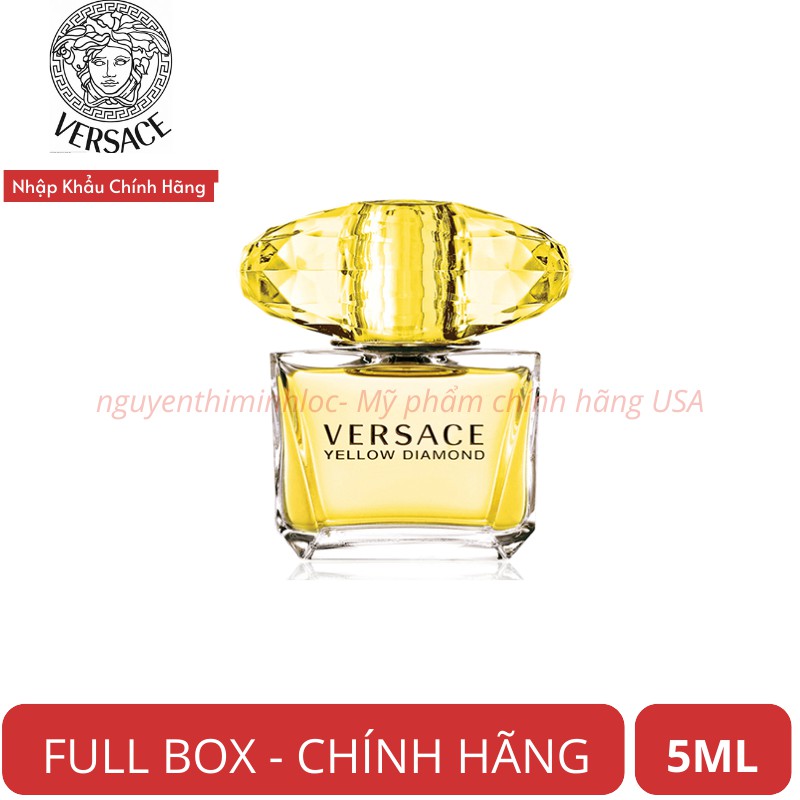 Minisize Nước Hoa VERSACE Yellow Diamond Sang Trọng 5ml Chính Hãng Italia