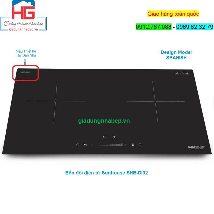 Bếp từ đôi sunhouse shb-di02
