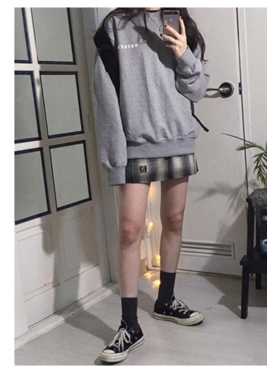 ÁO KHOÁC NỈ SWEATER FORM RỘNG