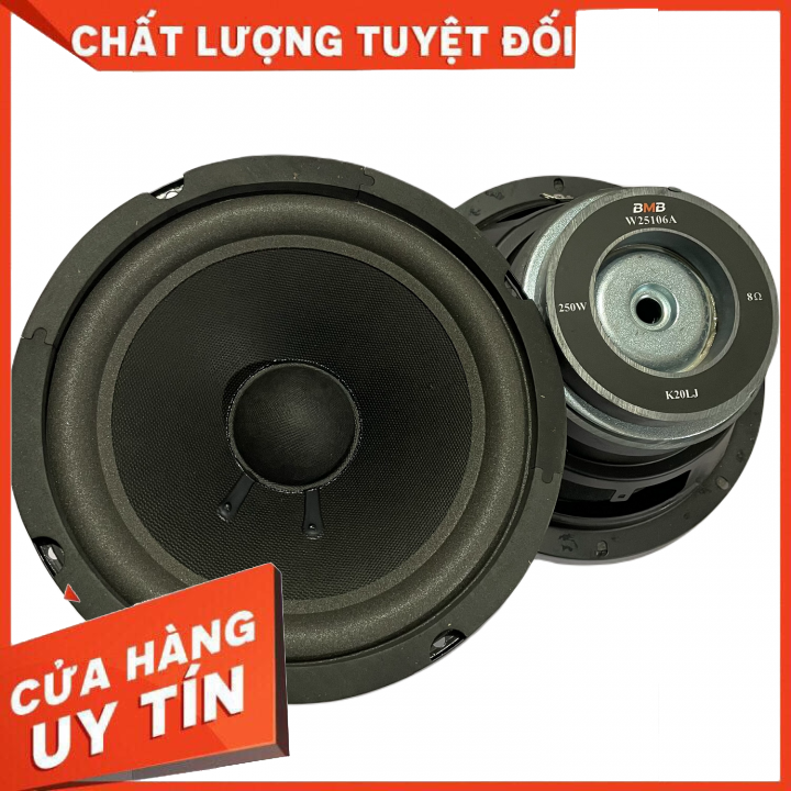 Bass 25 - 2 tấc 5 BMB nam châm kép: Giá 2 chiếc