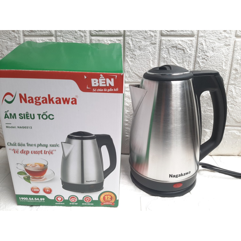 Ấm siêu tốc nagakawa nag0312