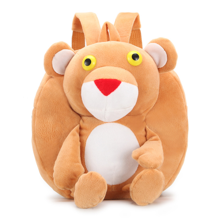Balo thú bông hình báo con đáng yêu cho bé trai bé gái đi nhà trẻ size 24cm