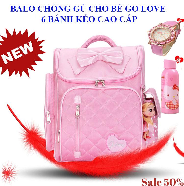 Balo Chống Gù,Balo Học Sinh Chống Gù,Cặp Chống Gù Lưng Tphcm,Balo Kéo 6 Bánh Golove (Chống Gù) Cho Học sinh (GIÁ-50%),Thiết Kế Siêu Nhẹ Có nhiều ngăn đựng tiện dụng cho bé.BH 6T 1 đổi 1 Bởi TECH 365 shop