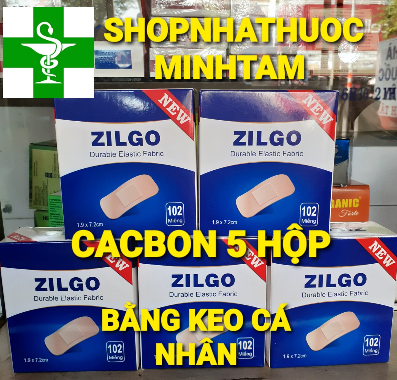 Băng keo cá nhân zilgo