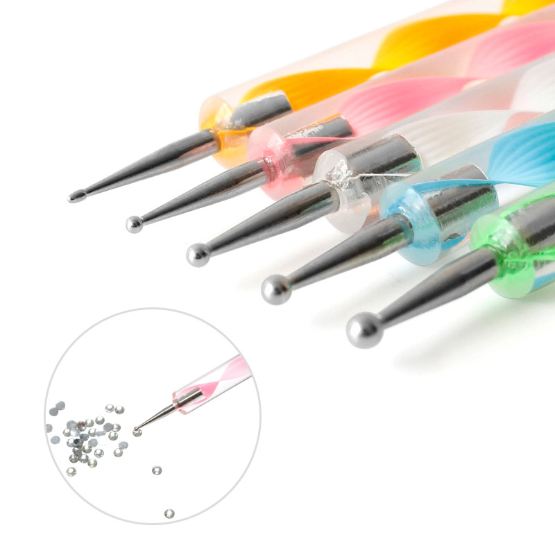 Set 5 cọ chấm bi đủ size