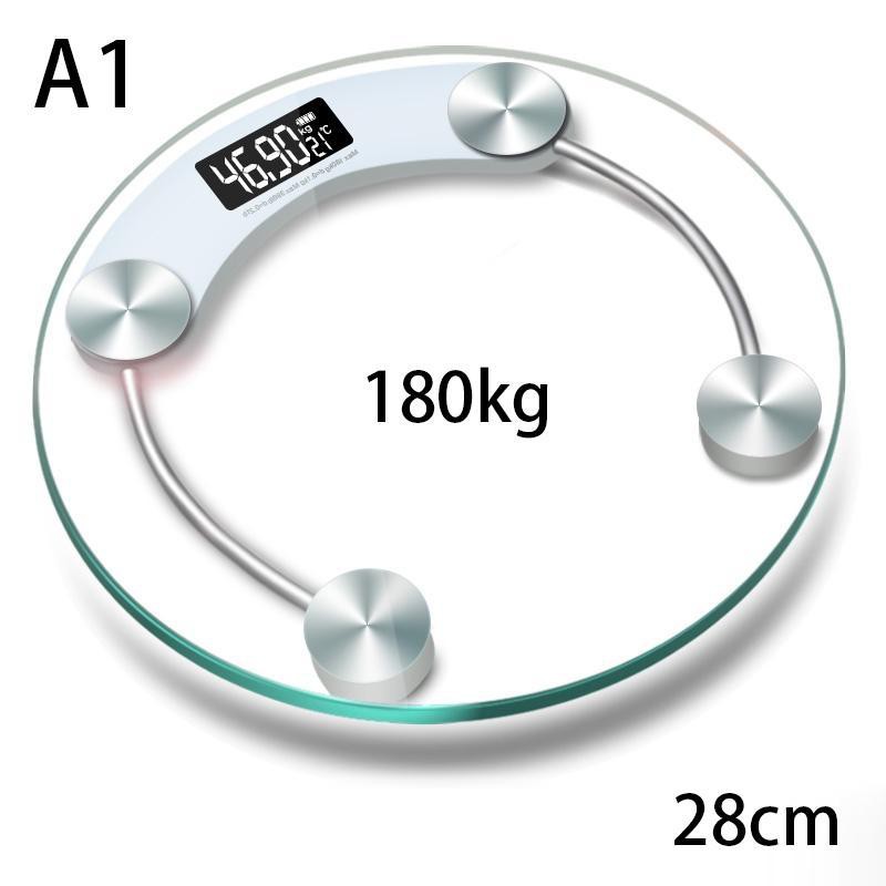 ( Có video)CÂN SỨC KHỎE ĐIÊN TỬ KÍNH CƯỜNG lỰC TRÒN 180KG RẤT TIỆN ICH CHO MÒI NHÀ(TẶNG KÈM PIN)