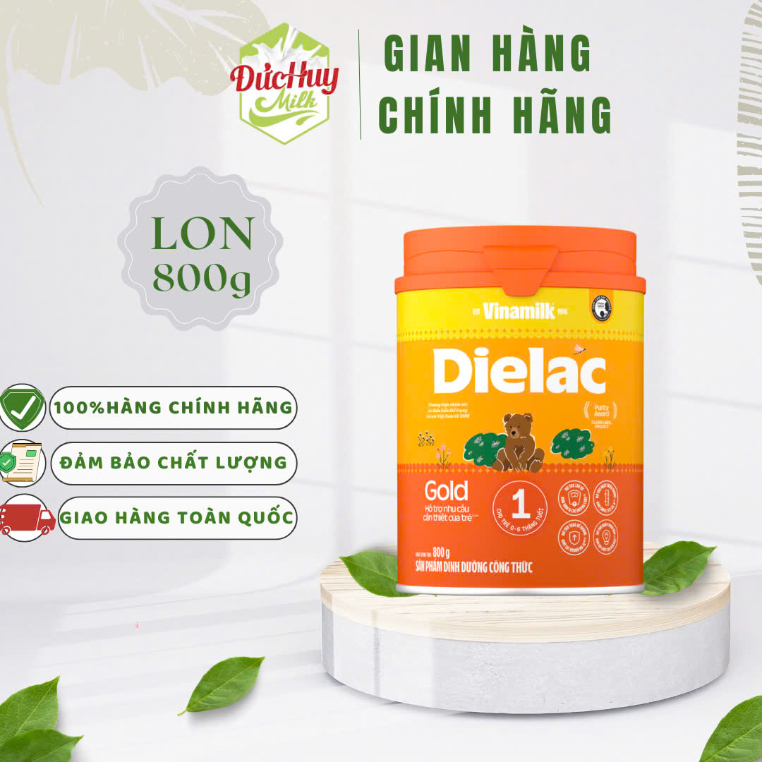 Sữa bột vinamilk dielac alpha gold 1 sữa non 400g/800g mới
