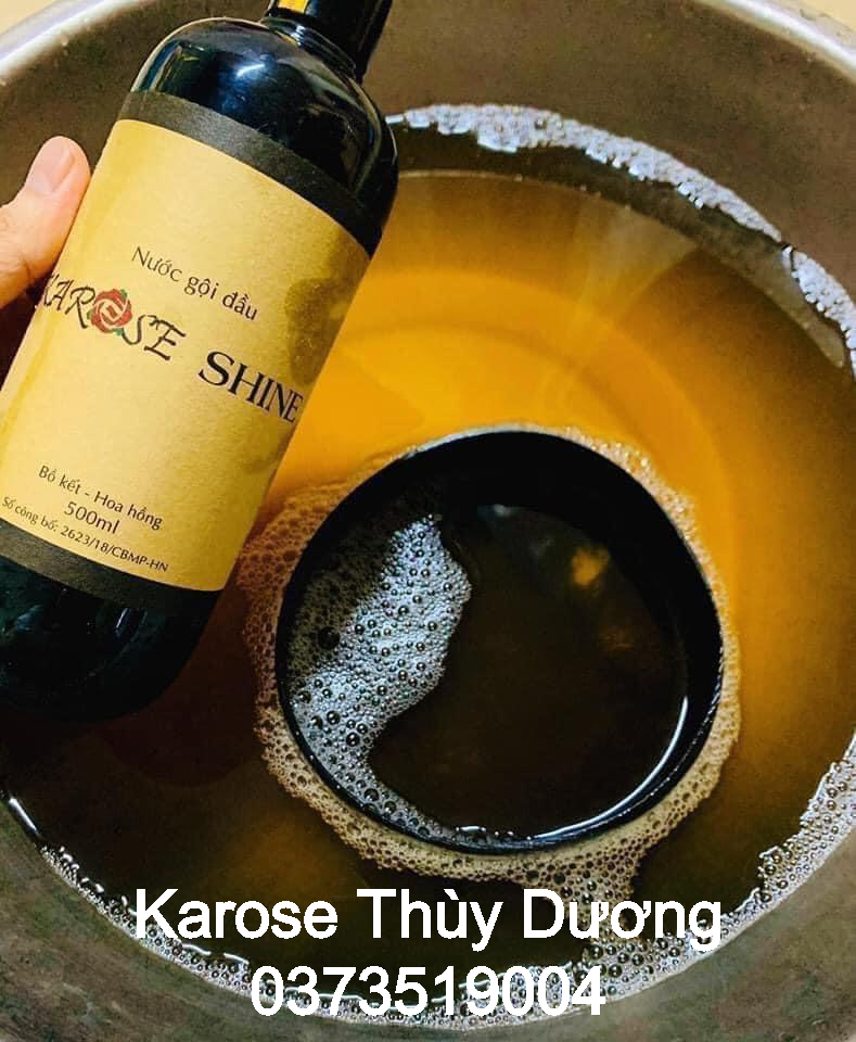 Nước gội đầu hữu cơ bồ kết Karose Shine