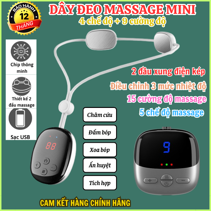 Dây Đeo Massage cổ vai gáy - may massage cổ vai gáy - miếng dán massage xung điện - máy matxa cổ vai gáy - máy masaage cổ vai gáy - mát xa cổ vai gáy - máy mát xa xung điện - may mat xa