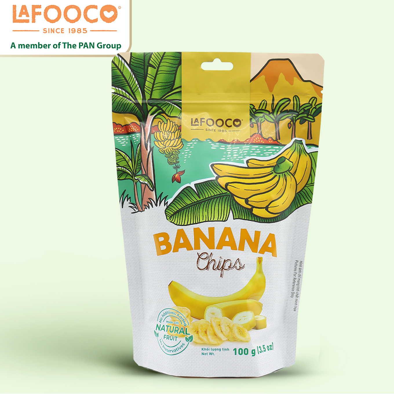 Chuối Sấy Giòn Lafooco 100G Xuất Khẩu