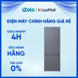 [GIAO TẠI HCM] Tủ lạnh Aqua Inverter 292 lít AQR-B360MA(SLB) -  Làm lạnh gián tiếp,  Kháng khuẩn khử mùi DEO Fresh, Ngăn rau củ quả Fresh Box