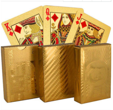 Bài Mạ Vàng, Bài tây mạ vàng, bộ bài PVC mạ vàng - Chính hãng dododios