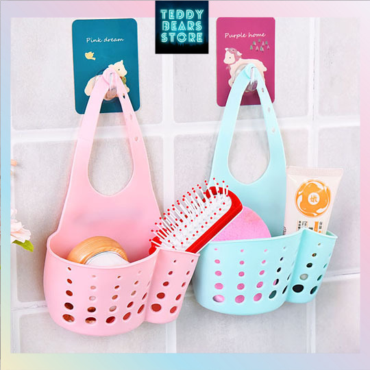 Giỏ đựng dụng cụ rửa chén tiện lợi xinh xắn Teddy Bears store