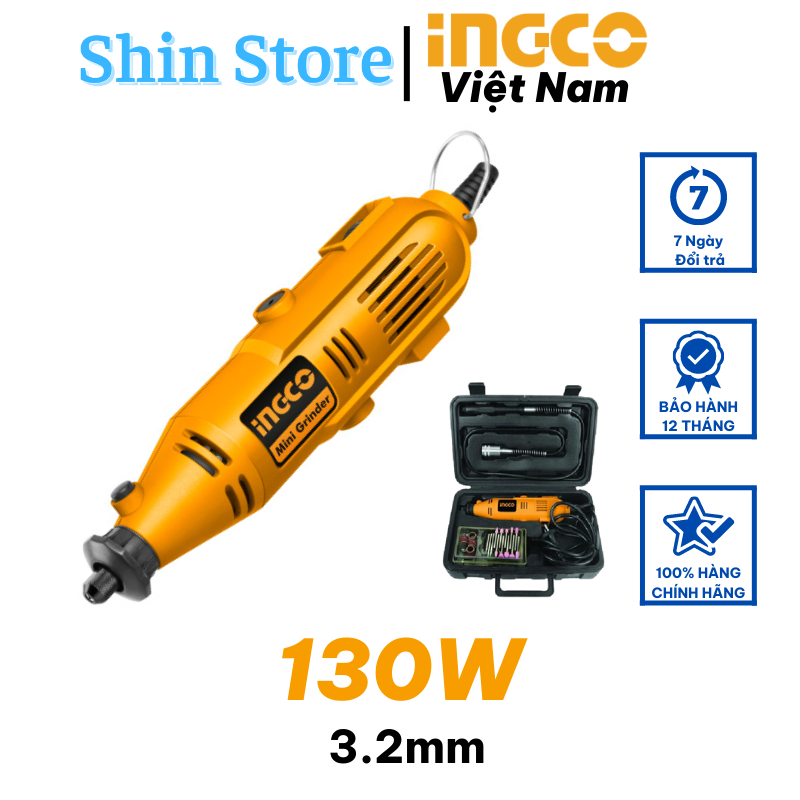 Máy mài khuôn mini 130w ingco mg1309 -shinstore