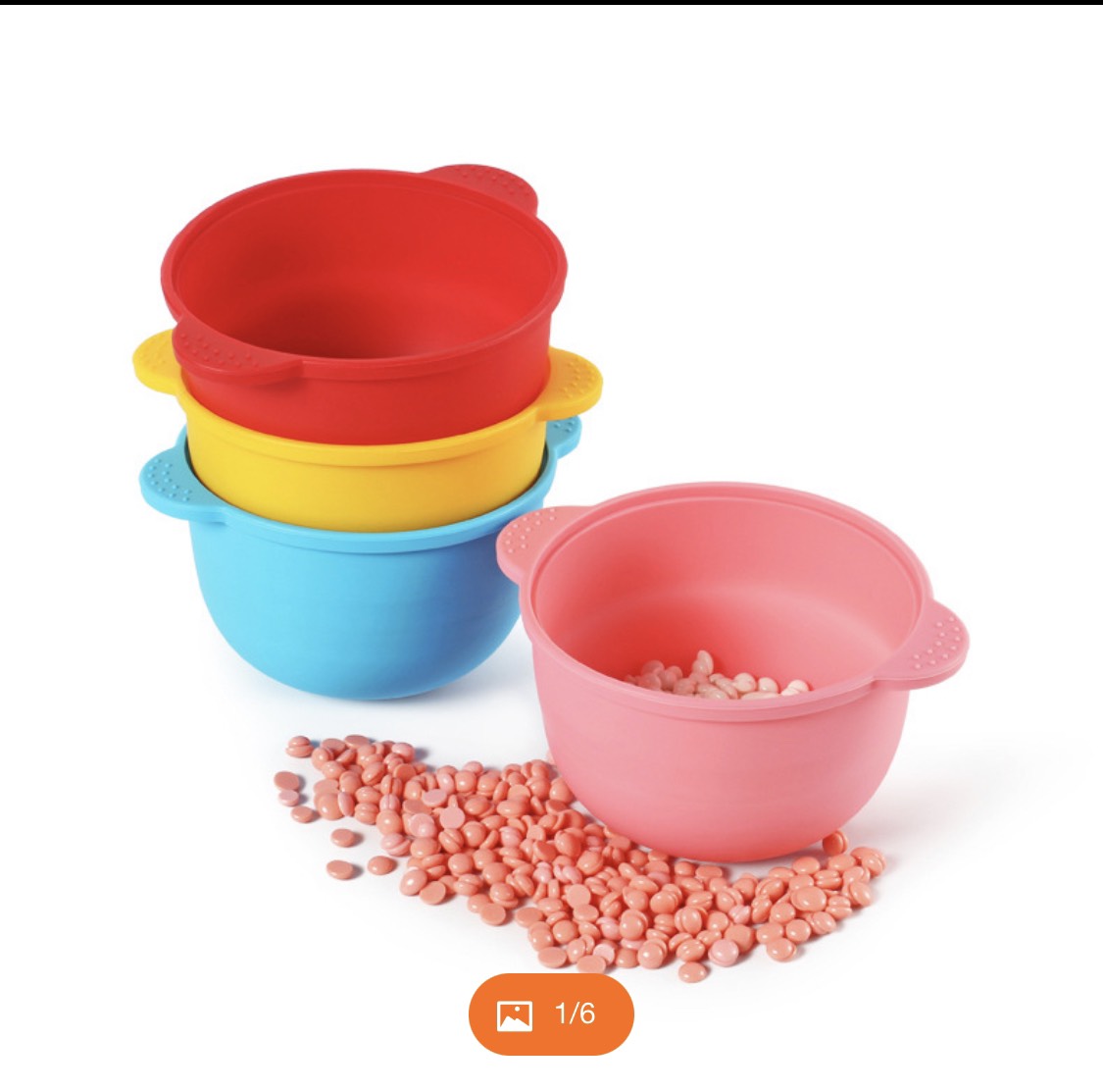 Chén silicon nấu sáp wax CHỐNG DÍNH, KHÔNG CẦN VỆ SINH - bát wax silicone - tiện lợi  - Bawl wax silicone -  an toàn tại nhà - dành cho spa - dễ dàng sử dụng - Chuyên dùng nấu sáp wax, gel wax lông nóng