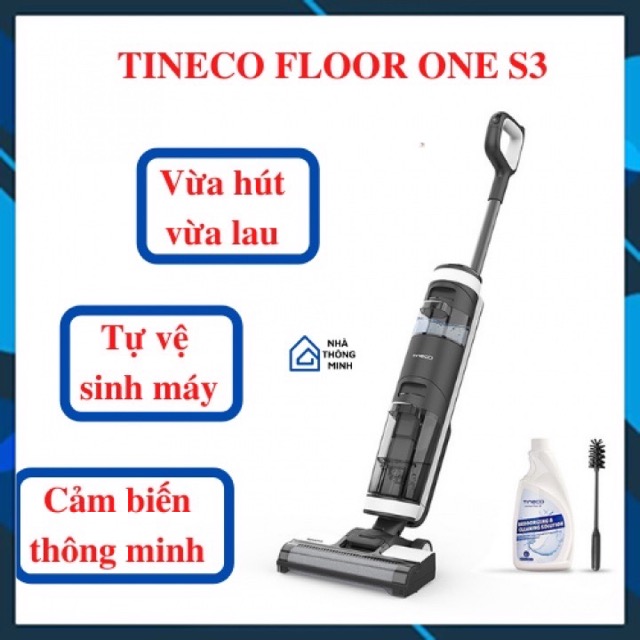 Máy hút bụi lau sàn khô ướt tự giặt giẻ tineco floor one s3 , tineco s5, tineco s5 pro, tineco s7 pro hàng chính hãng