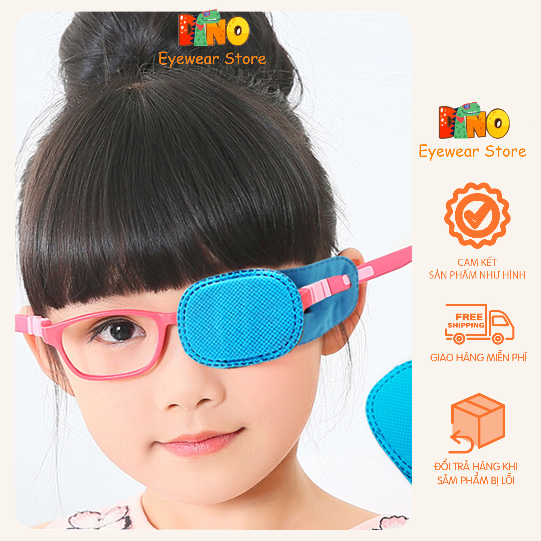 Miếng che mắt tập nhược thị có nhiều kích thước dành cho nhiều lứa tuổi