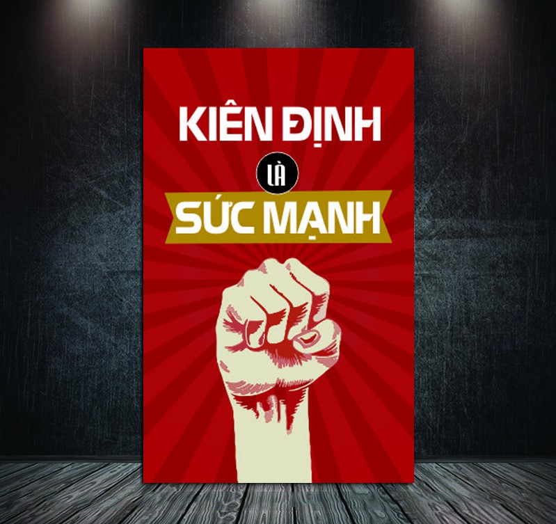 [FREE SHIP] TRANH 3D DÁN TƯỜNG ĐỘNG LỰC -DL10- CÓ IN THEO YÊU CẦU -TRANH TRANG TRÍ VĂN PHÒNG