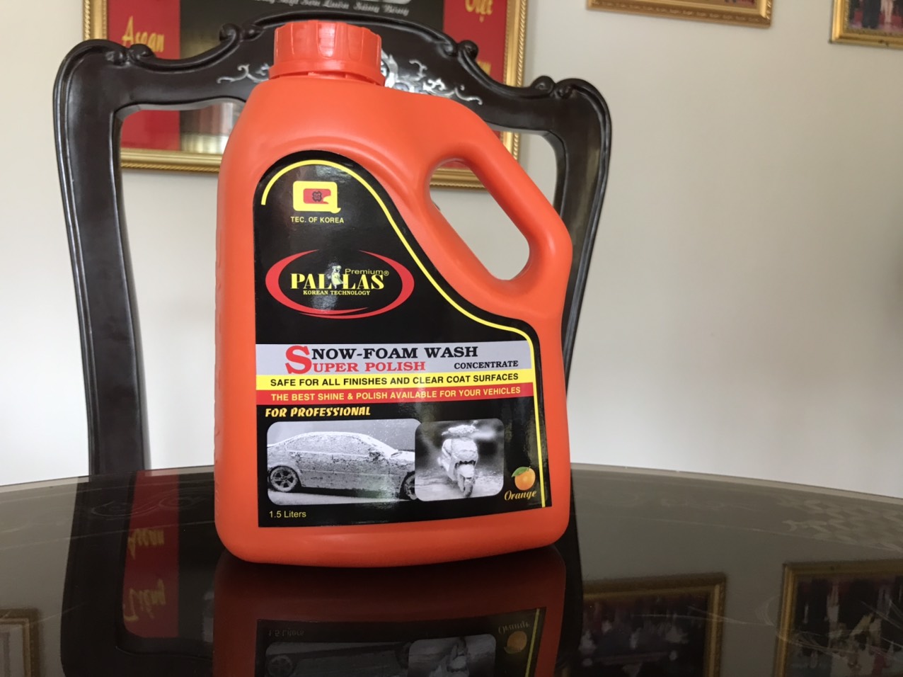 Dung dịch rửa xe bọt tuyết siêu bóng Pallas Snow-Poam Wash 1.5L