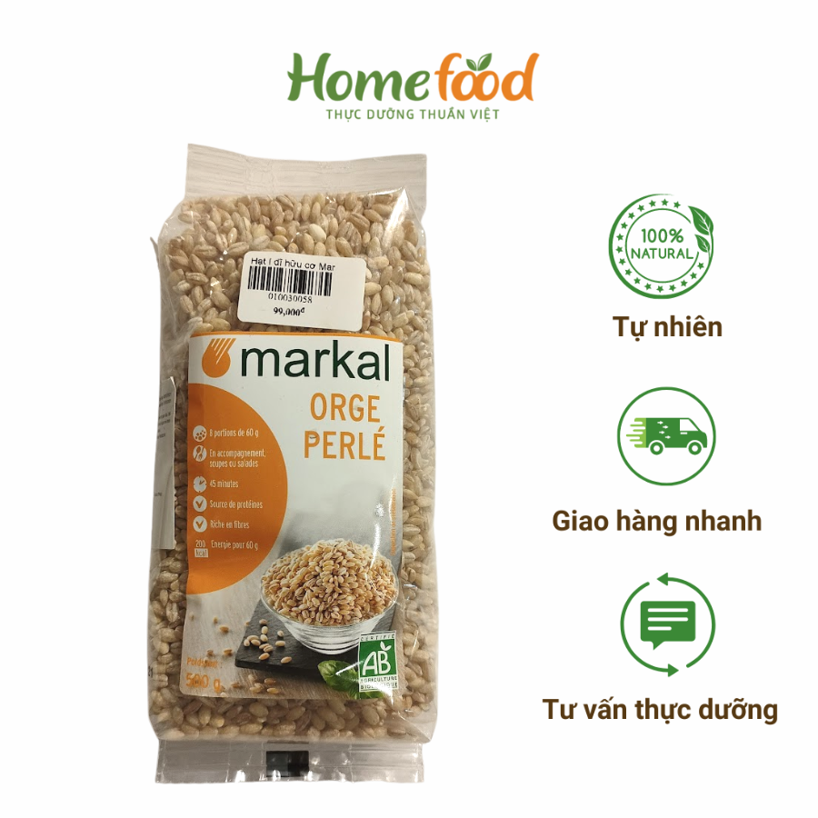 Hạt ý dĩ/ hạt í dĩ hữu cơ 500gr