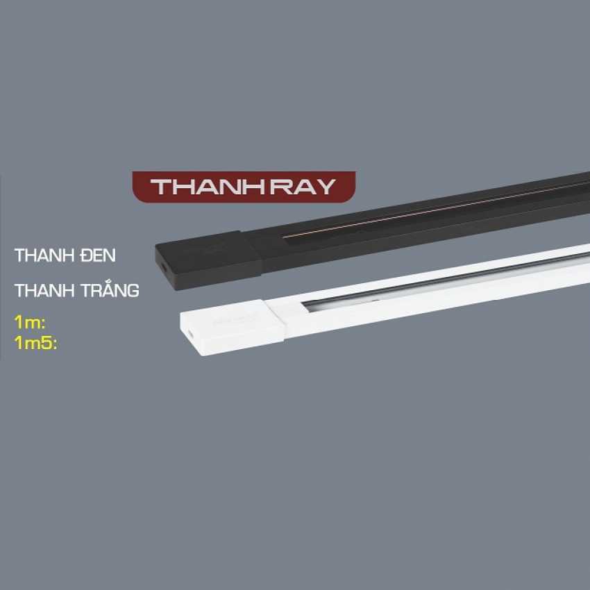 Thanh ray đen anfaco 1m5