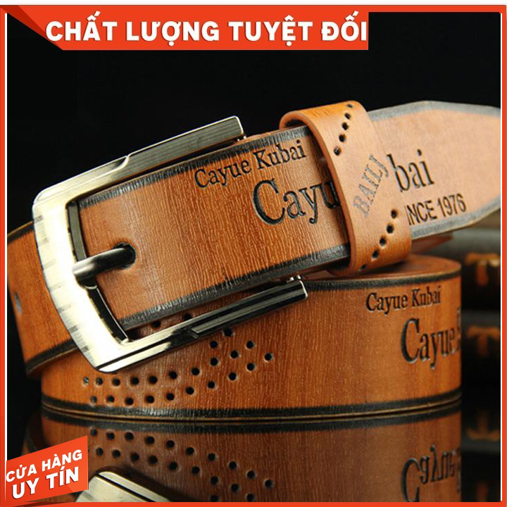 Thắt lưng dây nịt nam da bò cao cấp thời trang
