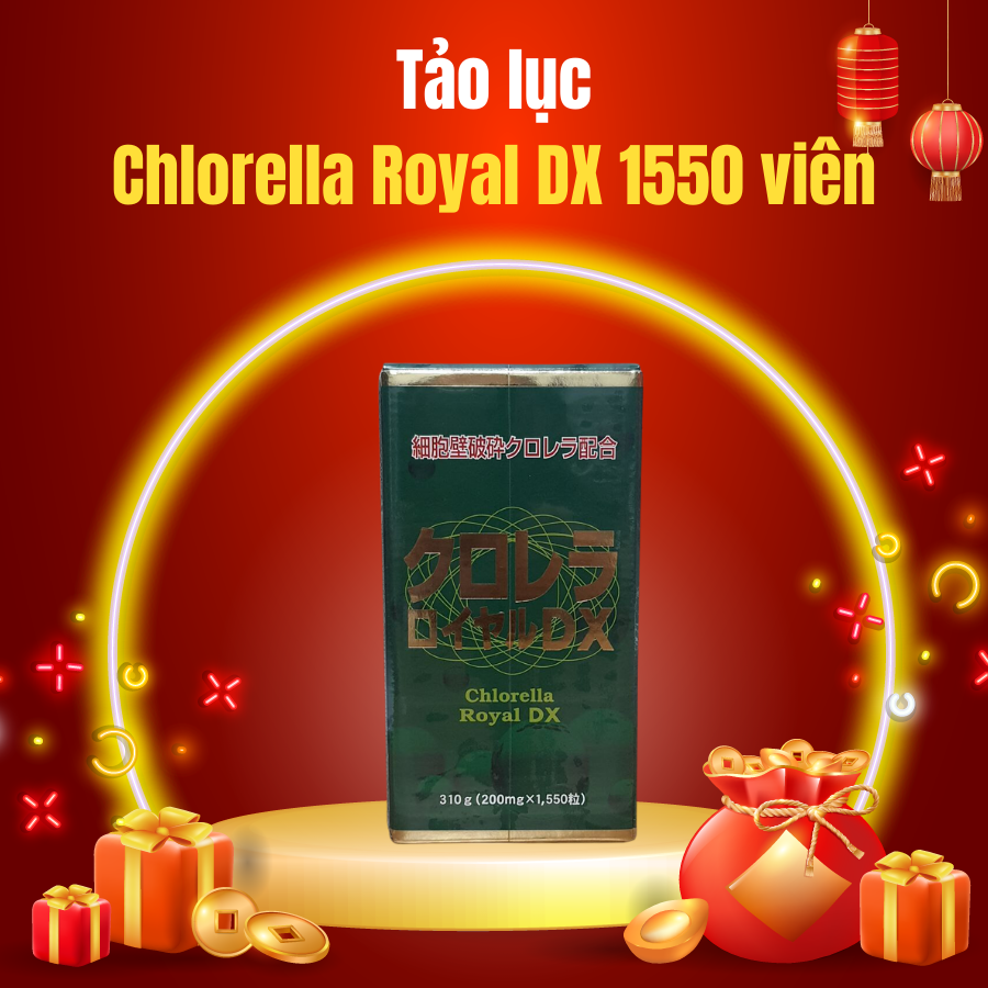 Tảo Lục Chlorella Royal Dx 1550 Viên