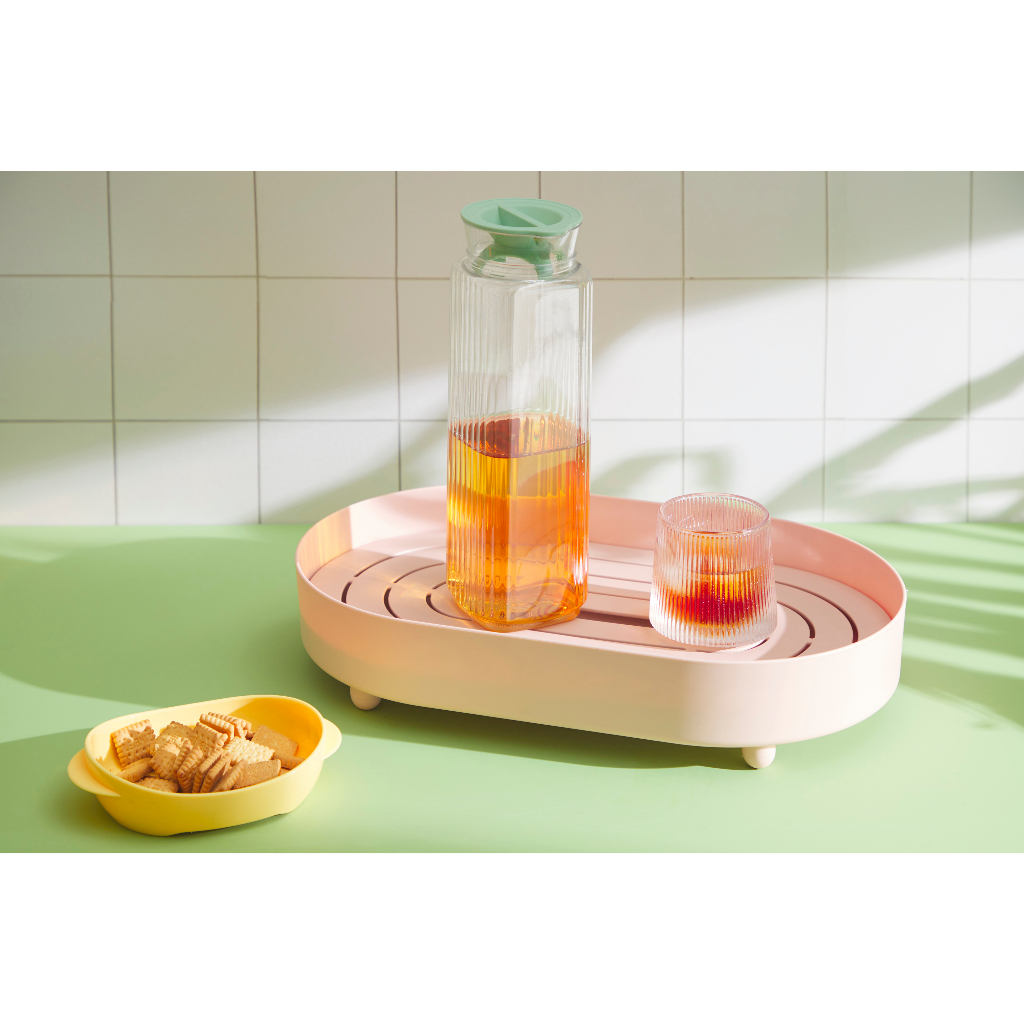 Khay úp cốc oval Sano - Dùng để úp ly, bình, cốc, chén