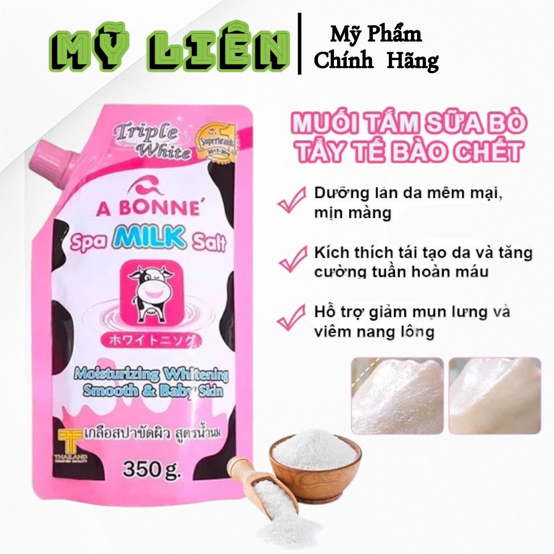 Muối bò tắm tẩy tế bào chết body abonne 350gr