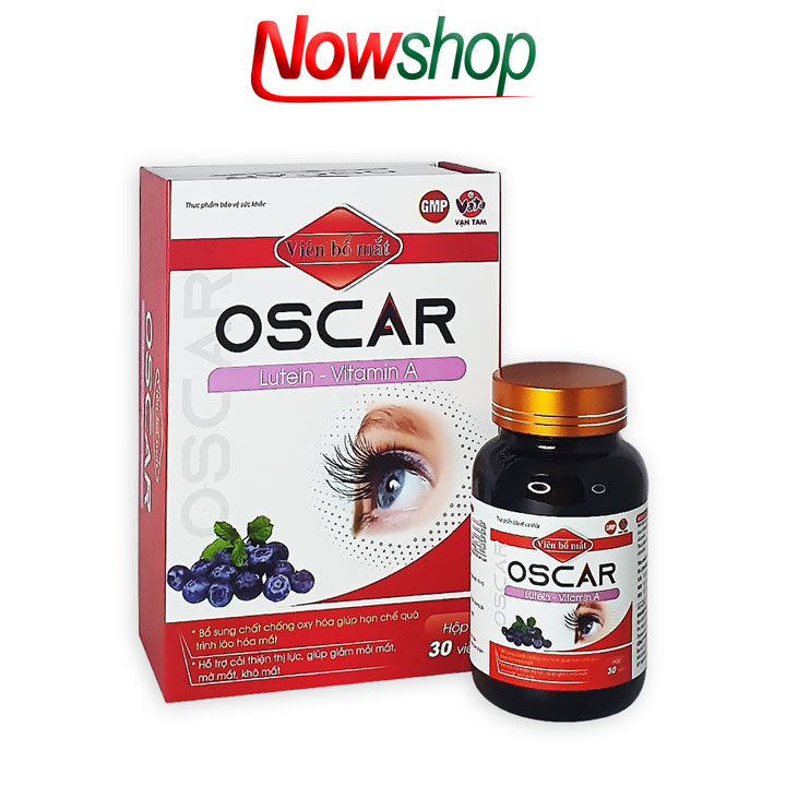 Viên uống bổ măt oscar vạn tam chính hãng giúp sáng mắt cải thiện thị lực giảm mờ mắt khô mắt và mỏi mắt hiệu quả