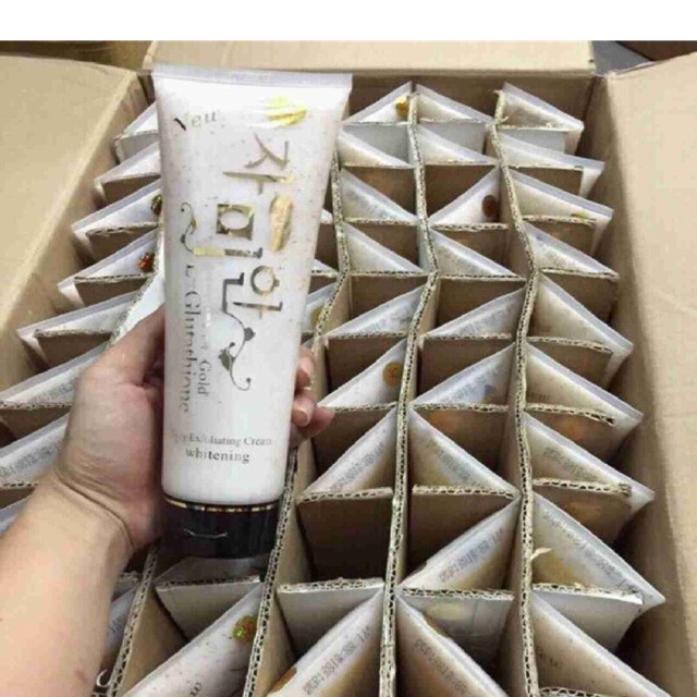 Gel tẩy Tế Bào Chết sữa gạo Hàn Quốc L-Glutathione 350ml-Dạng Hạt