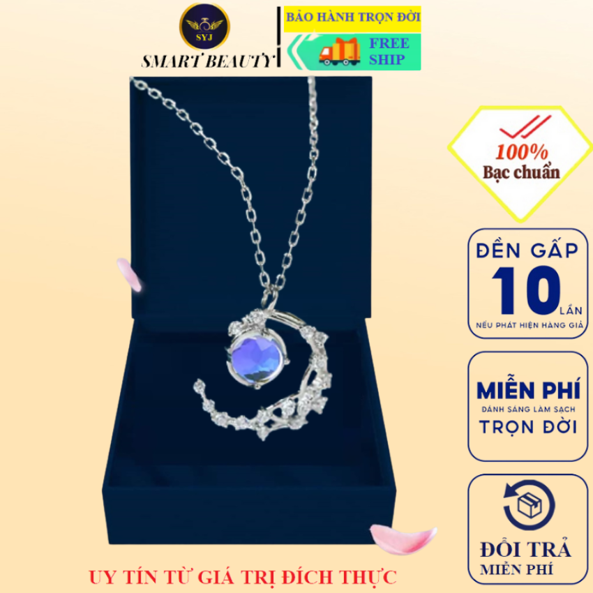 Dây chuyền bạc cho nữ dc02 bạc ta thật s999, dây chuyền thời trang cá tính cho nữ
