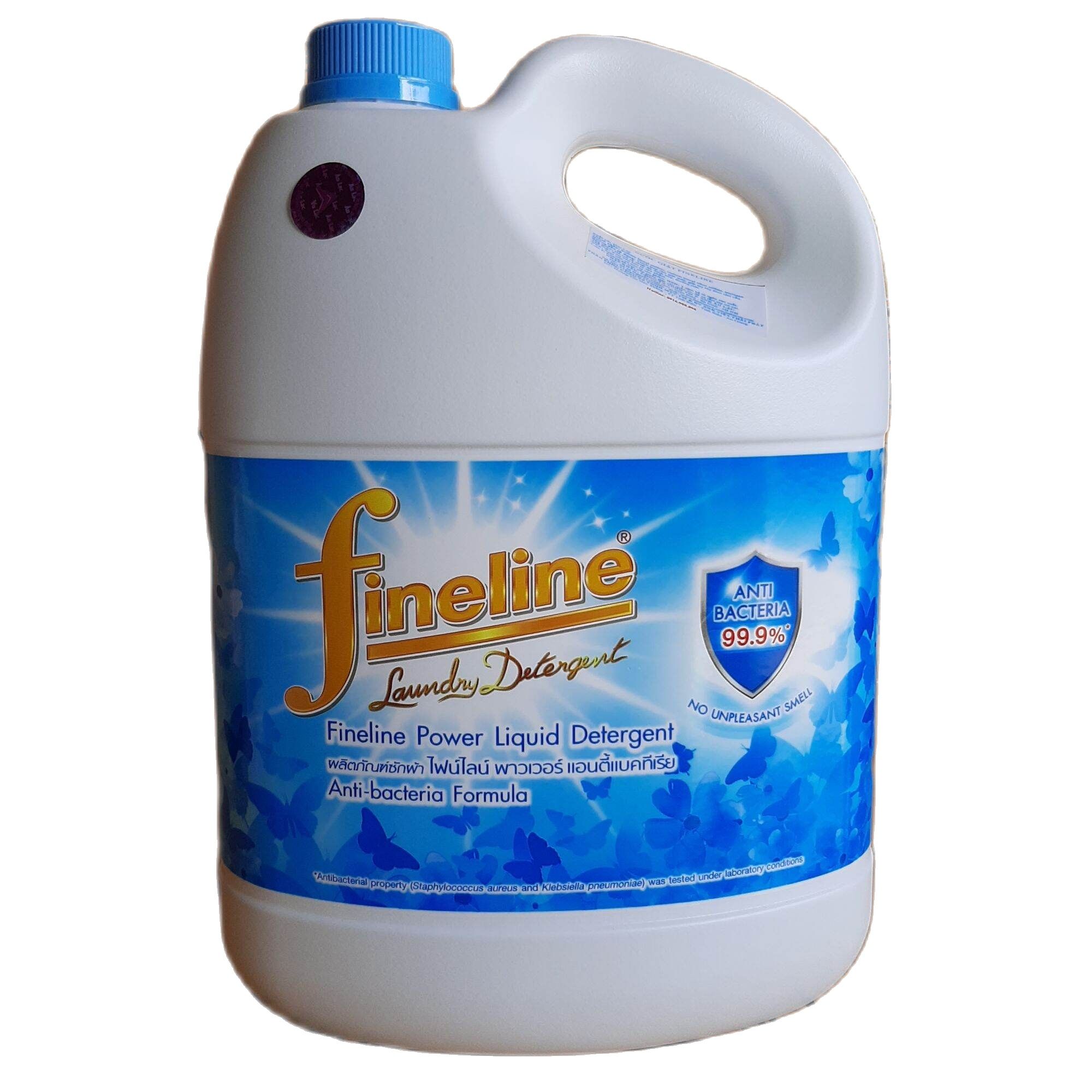 Nước giặt Fineline Thái Lan Màu Xanh 3L, nước giặt thơm không cần xả, hàng nội địa bên Thái Lan