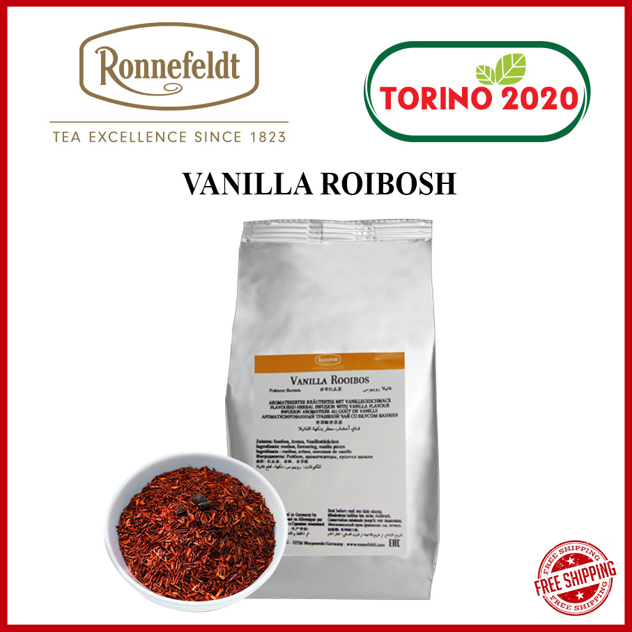 Trà lá Ronnefeldt tea - Trà lá Vanilla Roibosh gói 100g