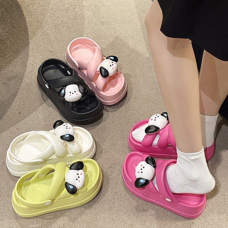Dép bánh mì sandal nữ độn đế cao 7 phân Dép nữ đi chơi siêu sang mẫu mới nhất