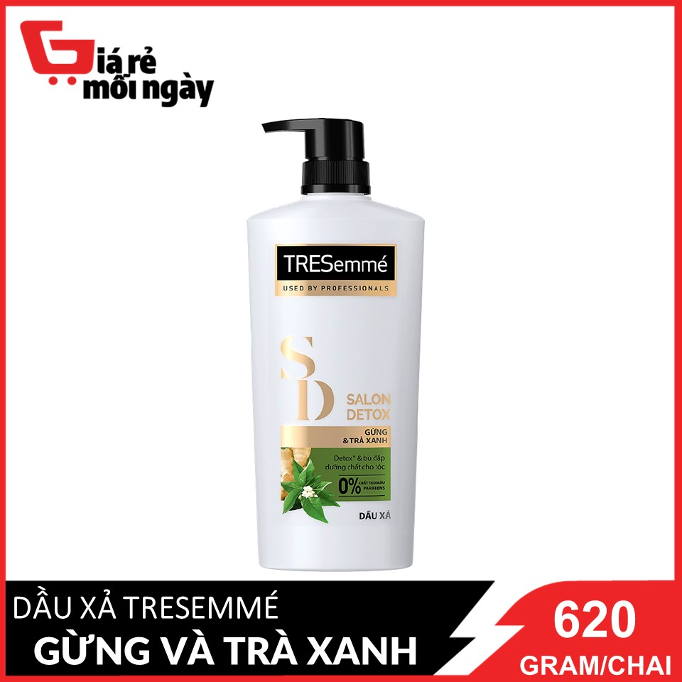 Dầu xả Tresemme Gừng và trà xanh 620g