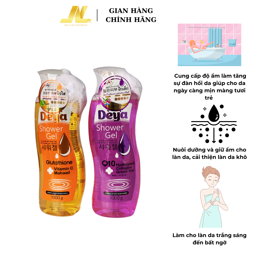 Sữa Tắm Deya Shower Gel 1000ml