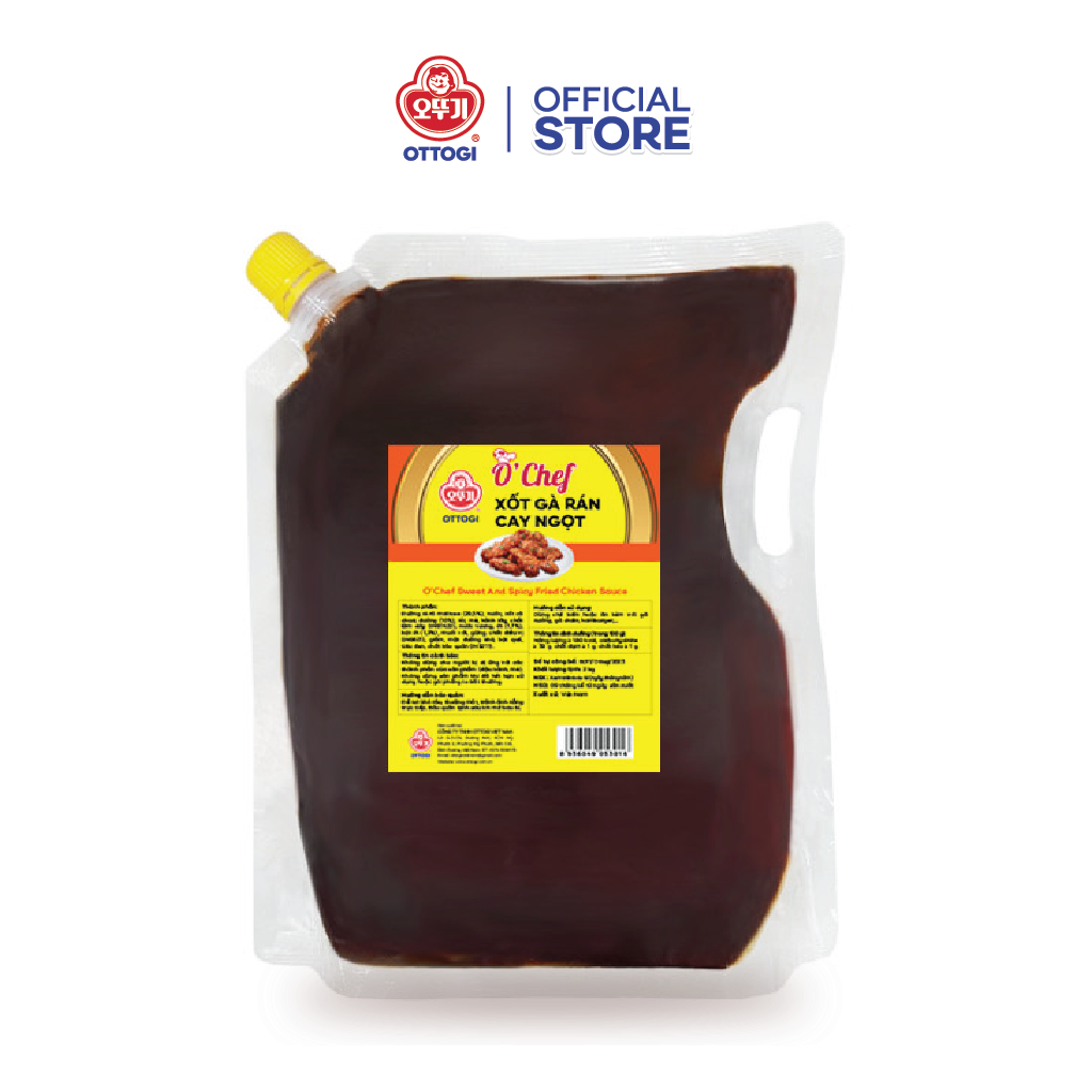 Xốt gà rán vị cay ngọt O'chef Ottogi 2kg