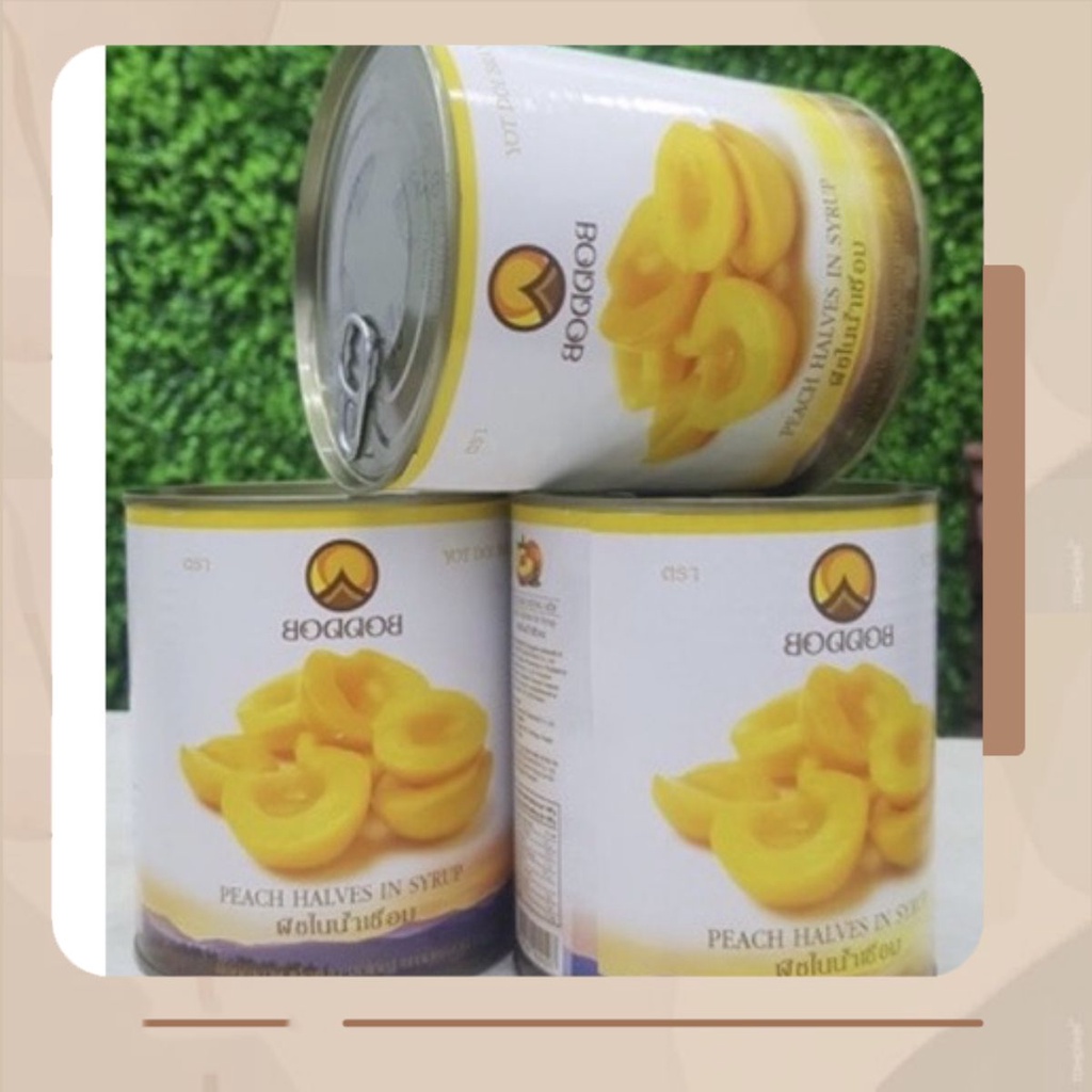 Đào lon ngâm thái lan 820g