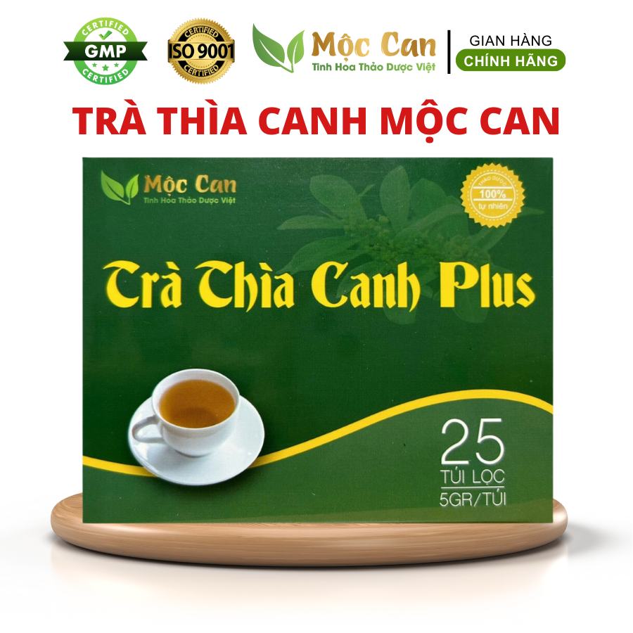 Trà dây thìa canh mộc can,trà thảo mộc hạ đường huyết ngăn ngừa các biến chứng tiểu đường hộp 25 túi lọc