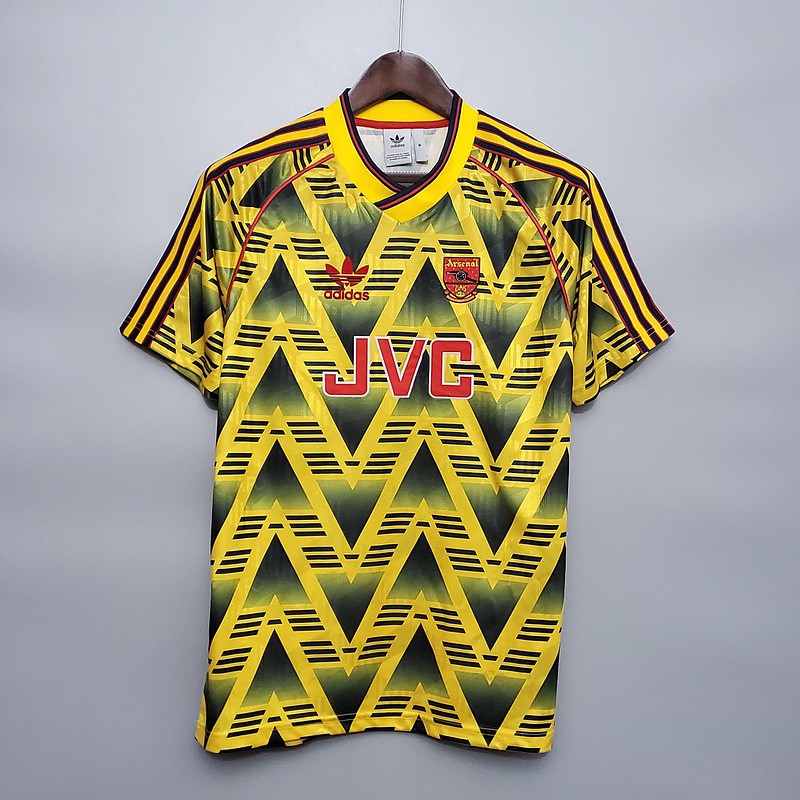 Bangkok, Thailand - Jan 18, 2022 - Arsenal retro shirt home jersey